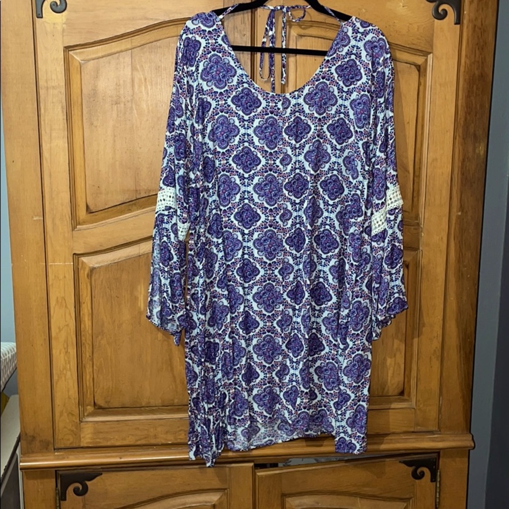 Boho plus short drees size 2X by umgee
